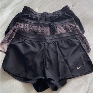 3 Pairs of Nike Women’s Shorts - Size M
